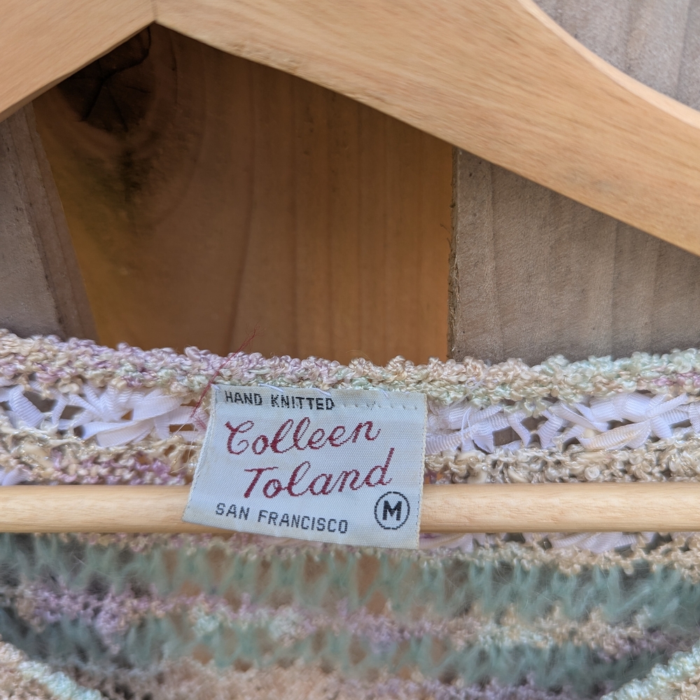 Colleen Toland Vintage Hand Knit Sweater - Picture 2 of 6